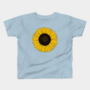 Sunflower Illustration Kids T-Shirt